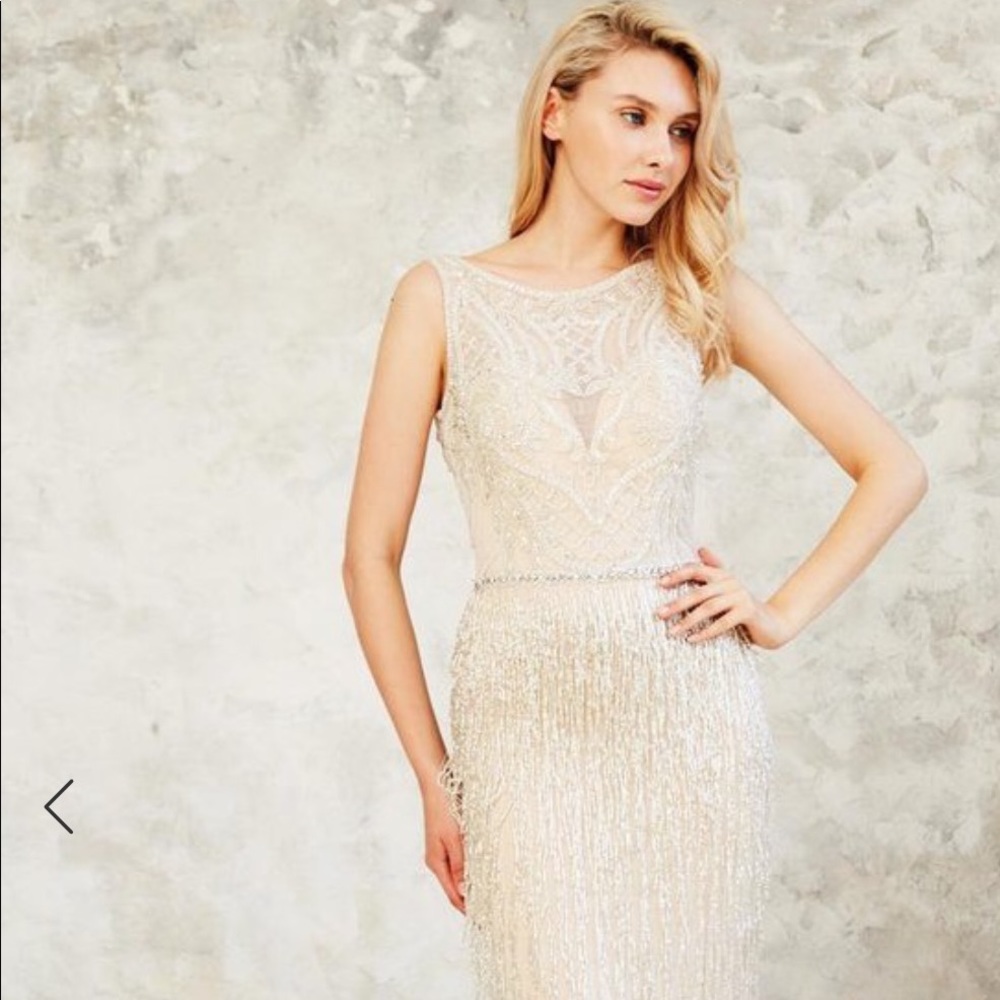 Angela & Alison - Beaded Evening Gown.